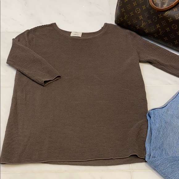 Aritzia Wilfred crewneck textured sweater - Picture 2 of 6